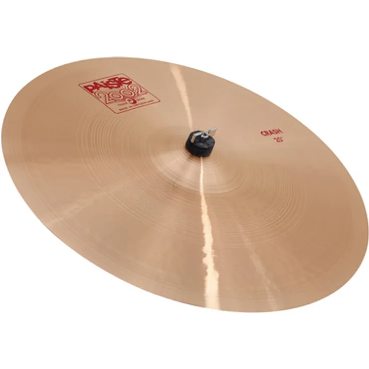 Paiste 2002 Classic 20" Crash Becken, heller warmer Klang mit vollem Sustain, vielseitig einsetzbar