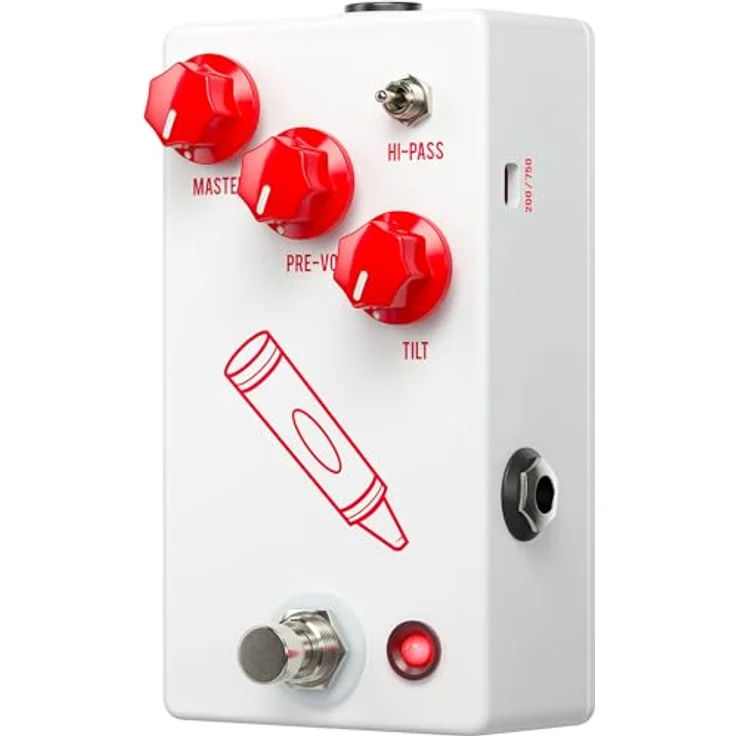 JHS Pedals Crayon, Fuzz Effekt Pedal mit Hi Pass Filter und True Bypass, Made in USA – Bild 2