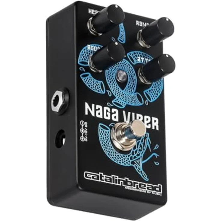 Catalinbread Naga Viper Treble Booster MKII, Gitarren-Effektgerät mit aktualisierter Schaltung, Dämpfungsregler und höherem Gain, True Bypass – Bild 1