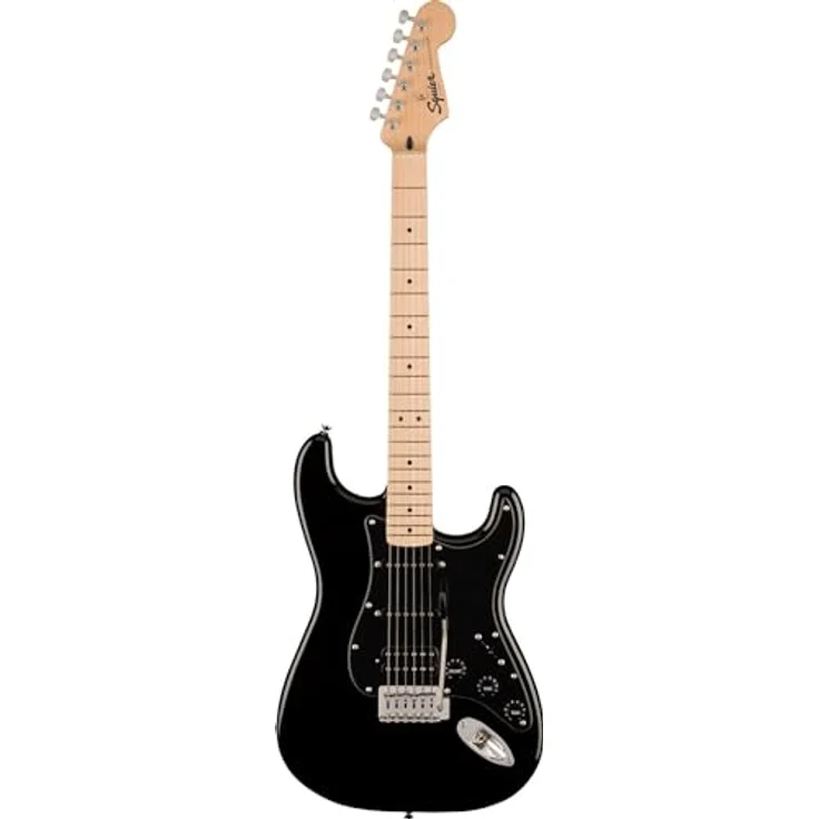 Fender Squier HSS MN Black, E-Gitarre im ST-Format mit sorgfältiger Verarbeitung und hochwertigen Materialien – Bild 4