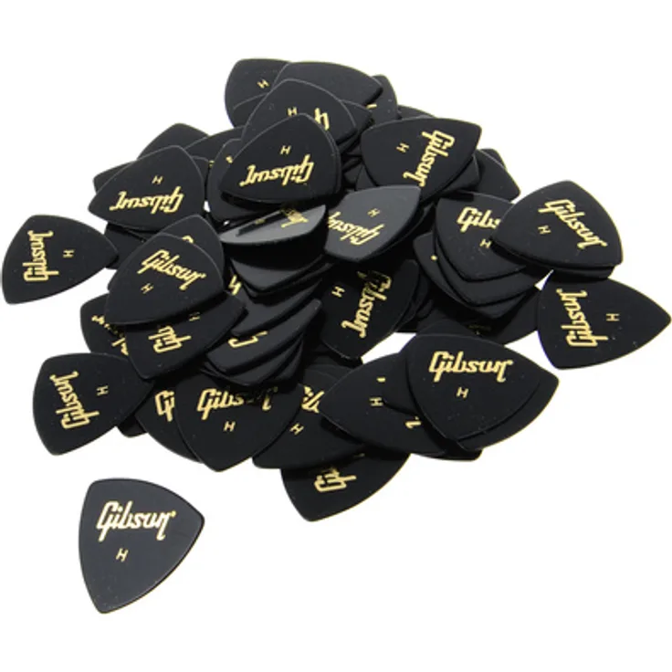 Gibson Picks Wedge Style Medium, Plektren Set mit 72 Stück in klassischer Form