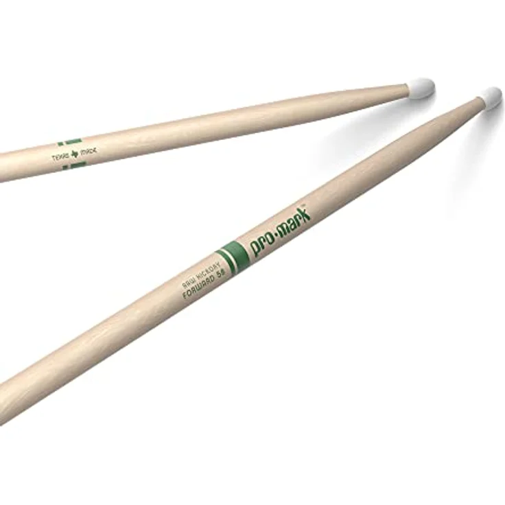 Pro Mark TXR5BN 5B, Hickory Drumsticks mit Nylon-Spitze, unbehandelt, 40,64 cm, Durchmesser 1,5 cm – Bild 1