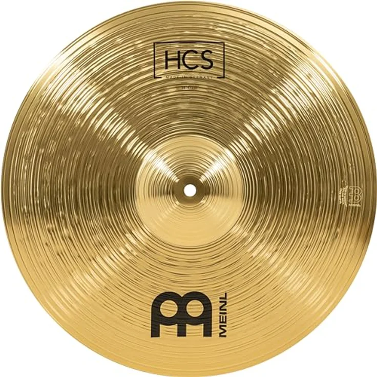 Meinl Cymbals HCS Crash — 18 Zoll Schlagzeugbecken aus Messing, traditionelles Finish, harmonischer Crash-Sound für Anfänger (HCS18C) – Bild 1