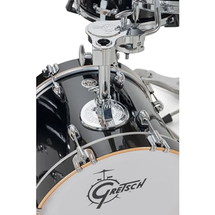 Gretsch Drums Catalina Club Micro PB, Schlagzeugset mit 100% Mahagoni Kessel, in Piano Black, inklusive Tom Tom Halter – Bild 2