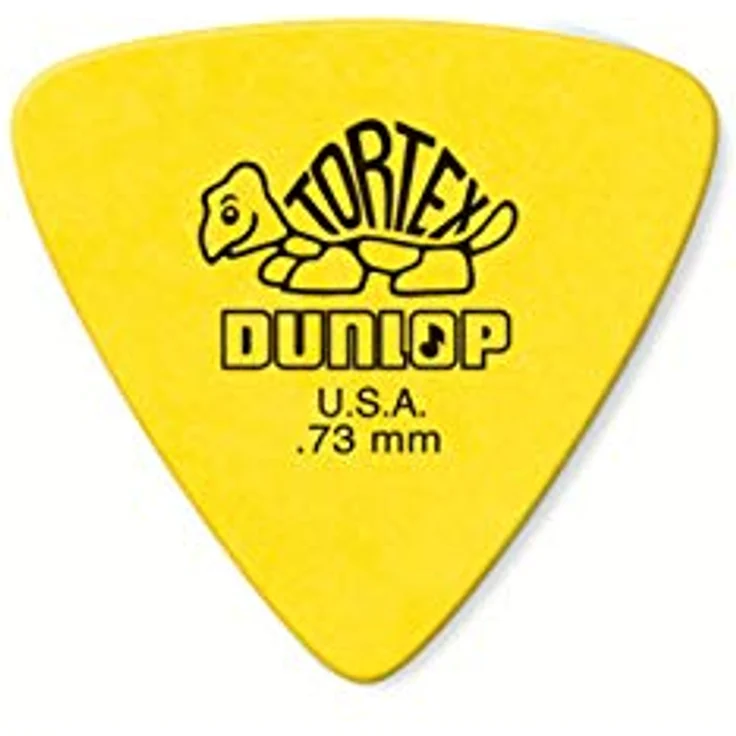 Dunlop Tortex Triangle 0,73mm, 6er Plektren Set in Dreiecksform – Bild 1