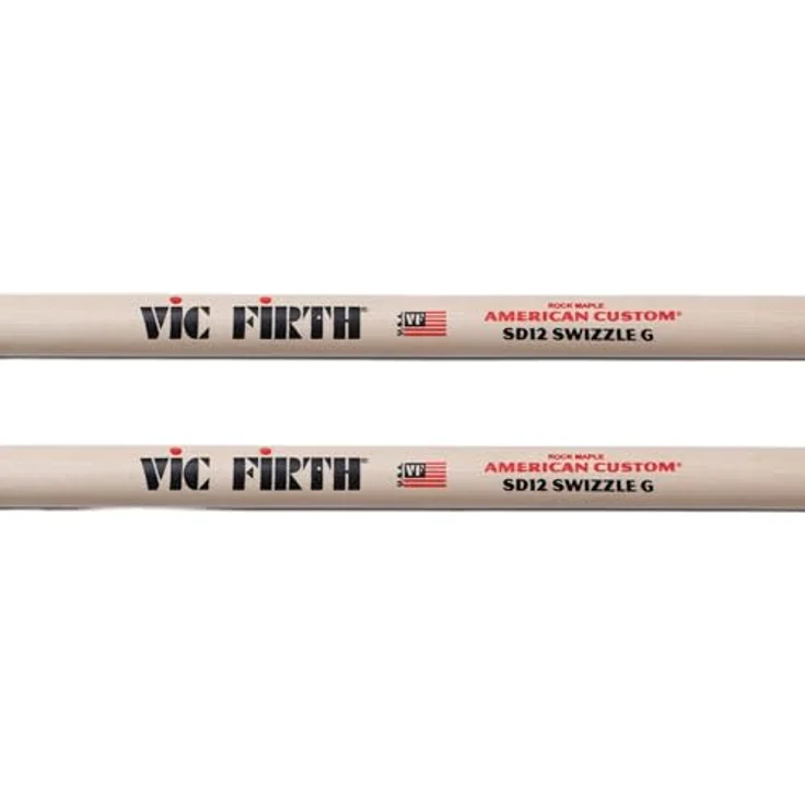 Vic Firth SD12 Swizzle G, Drumsticks aus Ahornholz mit Filzkopf, 422 mm, 1 Paar – Bild 3