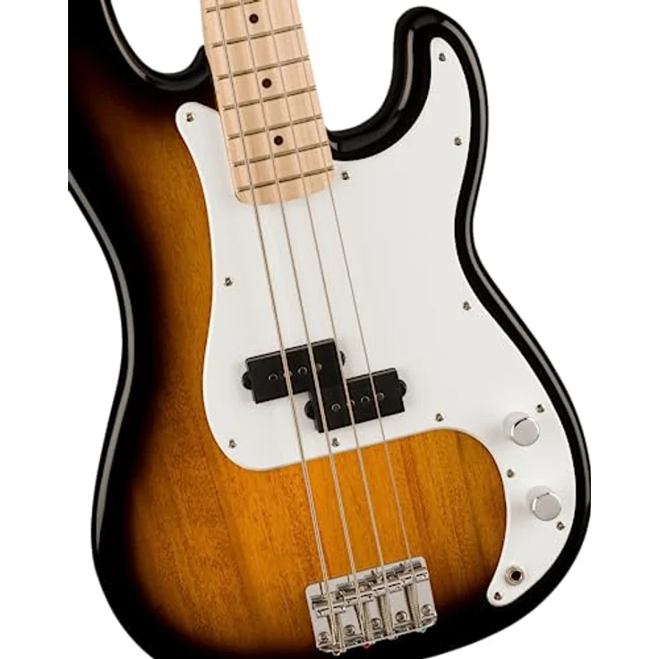 Squier Sonic Precision 2TSB, 4-Saiter E-Bass aus Poplar mit Ahornhals und 2-Color Sunburst Finish – Bild 3