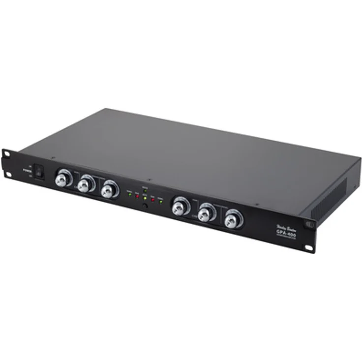 Harley Benton GPA-400, 19" Stereo Gitarren-Endstufe mit 2 x 200 Watt an 4 Ohm, leichtgewichtige Class-D Technologie, Frequenzgang 20-20KHz, Gewicht 3 kg