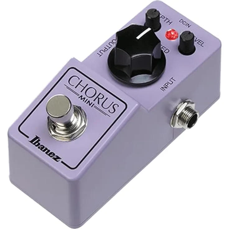 Ibanez CSMini Chorus Pedal, Gitarren-Effektgerät mit True Bypass, Speed, Depth und Level Reglern, Made in Japan