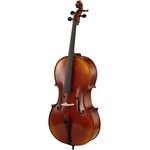 Gewa Allegro VC1 Cello 7/8, vollmassives Cello aus europäischen Tonhölzern, braun-bernsteinfarbener Naturharzlack, handlackiert
