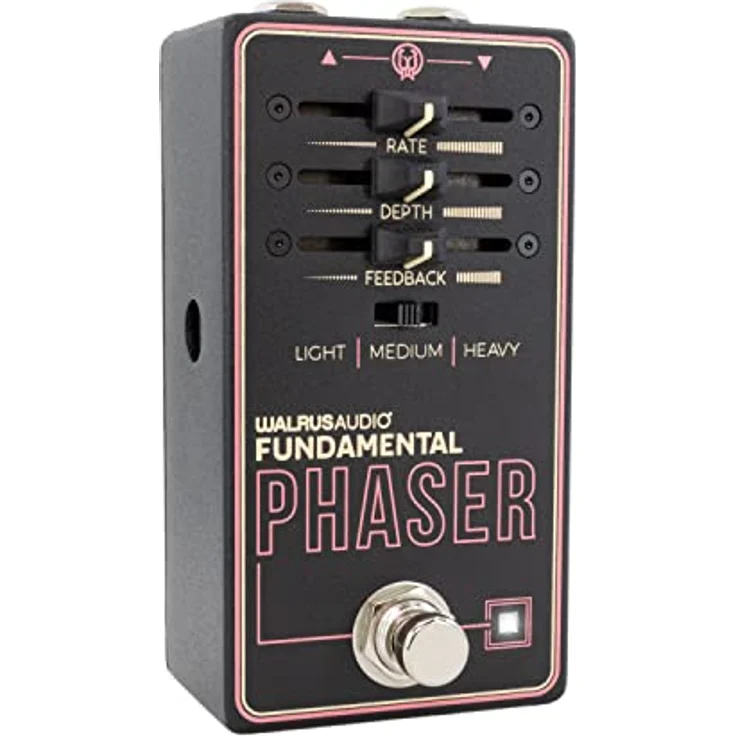 Walrus Audio Fundamental Phaser, Phaser Effektpedal mit 3 Modi, digitale Rekreation analoger Klänge, kompakt und übersichtlich, USA gefertigt – Bild 3