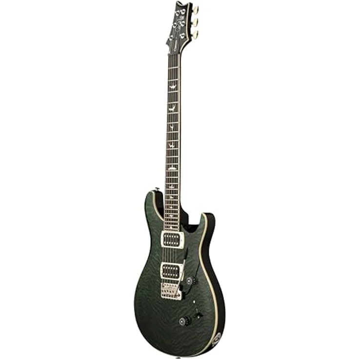 PRS SE Custom 24 Quilt, E-Gitarre Teal Black mit Mahagoni Korpus, Ahorn Hals, 24 Bünde und PRS 85/15 S Tonabnehmer – Bild 2