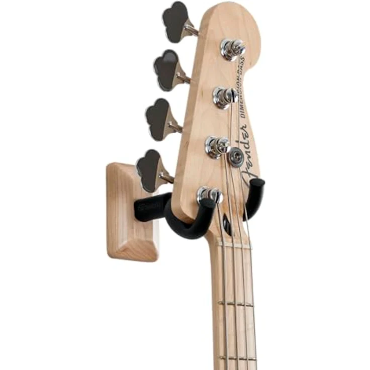 Gator Frameworks GFW-GTR-Hanger Maple, Wandmontage Gitarrenständer für E-Gitarren und Bässe, mit schwarzem Schaumstoffkissen, Maple-Finish – Bild 8