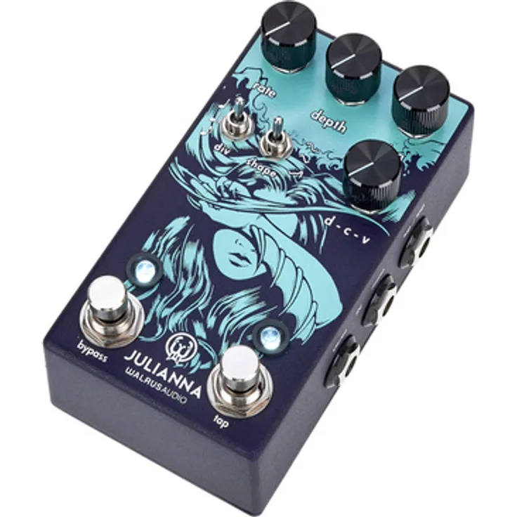Walrus Audio Julianna Chorus, Stereo Chorus/Vibrato Effektpedal mit digitalen Tap Tempo und selektierbaren Wellenformen