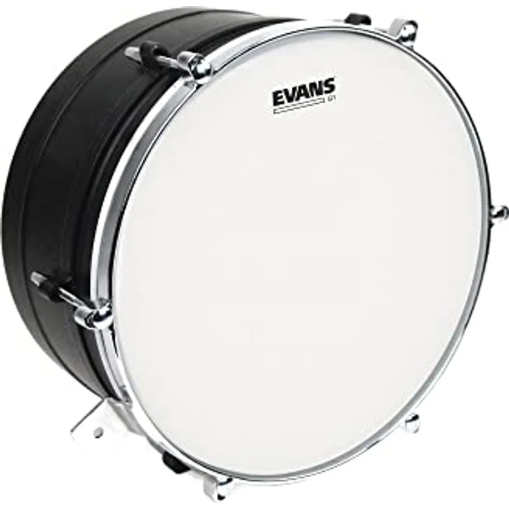 Evans 10" G1 Coated Tom, einlagiges Schlagfell mit warmem Sustain für Live, Studio, Jazz, Fusion und Latin, weiß – Bild 6