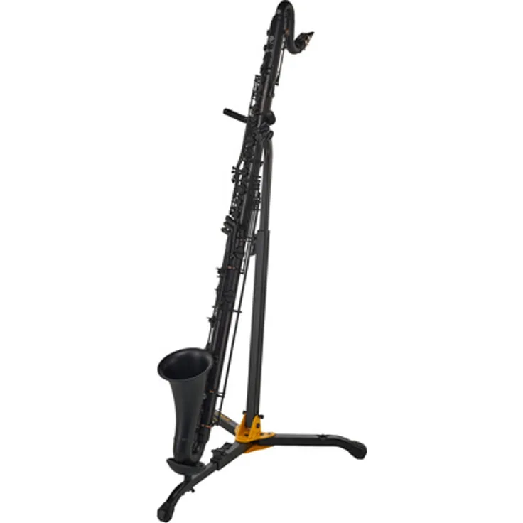 Selmer CP 25/II Bassklarinette, Bb-Stimmung, bis tief C, schwarz, mit komplett schwarz verchromter Mechanik und Lederpolstern mit Metallresonatoren
