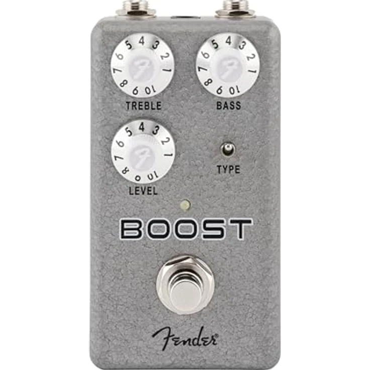 Fender Hammertone Boost, Overdrive-Pedal für E-Gitarre mit JFET Boost, kompakt, 62 x 112 x 56 mm, 250 g – Bild 1