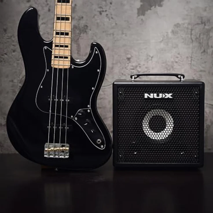 Nux Mighty Bass 50BT, Kompakter E-Bass-Combo-Verstärker mit 50 Watt, Bluetooth, Looper und Drum-Maschine – Bild 5