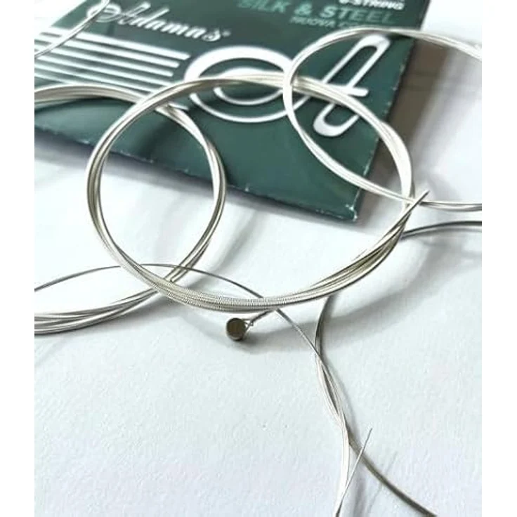 Adamas Silk & Steel Cust Light 10-47, Gitarrensaiten für Westerngitarre, maßgeschneiderte Spannung, warmen Klang und hohe Strahlkraft – Bild 4