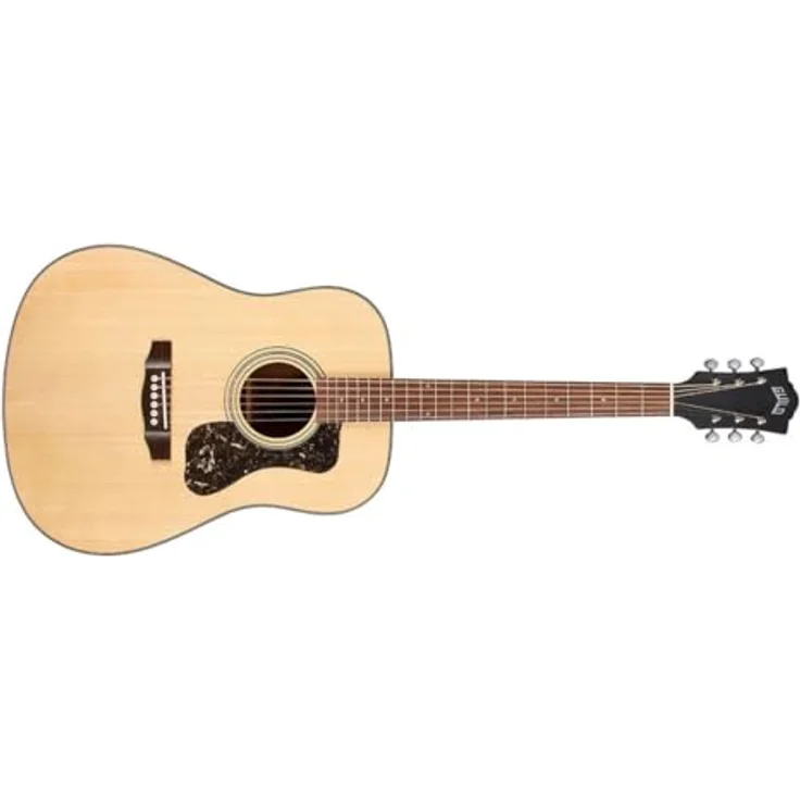 Guild D-340 Nat, Westerngitarre Dreadnought mit massiver Sitka-Fichte Decke und Mahagoni-Korpus, Natur – Bild 3