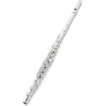 Thomann Kotori KF-RCEO Querflöte, Neusilber mit sterling Silber Mundlochplatte, Ringklappen, C-Fuß, hochglanz versilbert, inkl. Holzkoffer und Reinigungsstab