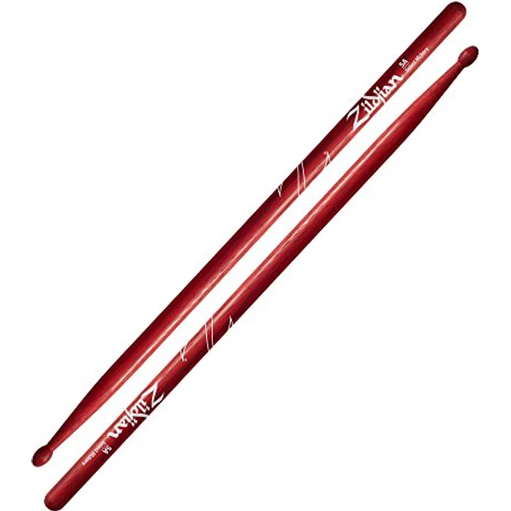 Zildjian 7A Hickory Drumsticks, Ovaler Nylon-Tip mit verbessertem 5A-Profil, Black DIP – Bild 1