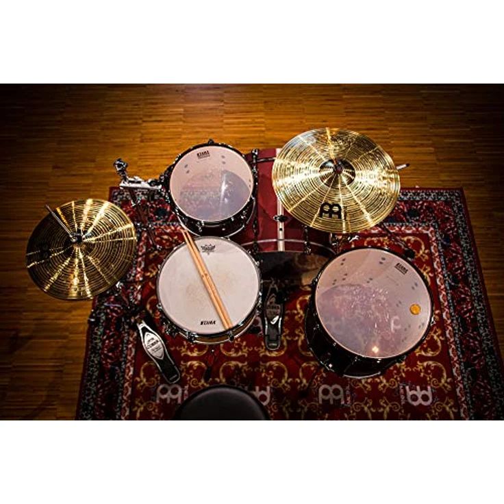 Meinl Cymbals Beckenset HCS Basic, 14 Zoll Hihat & 18 Zoll Crash-Ride, Messing mit traditionellem Finish – Bild 2
