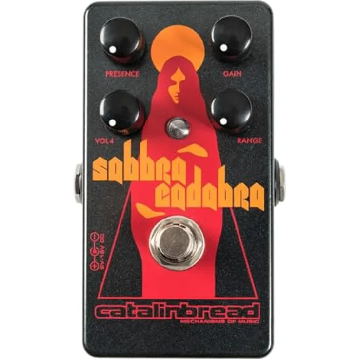 Catalinbread Sabbra Cadabra, E-Gitarren Overdrive-Pedal mit Rangemaster-Boost und Laney Supergroup Pre-Amp, Made in USA