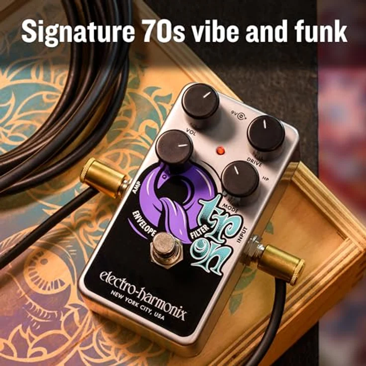 Electro Harmonix Nano Q-Tron Envelope Filter, Effektpedal für E-Gitarre & Bass mit 3 Schaltbaren Modi und Q-Control – Bild 6