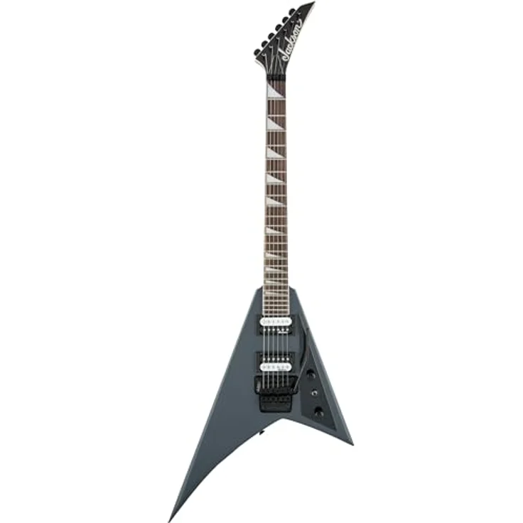 Jackson JS32 Rhoads Satin Gray, E-Gitarre mit sorgfältiger Verarbeitung und ausgewählten Materialien, grau – Bild 4