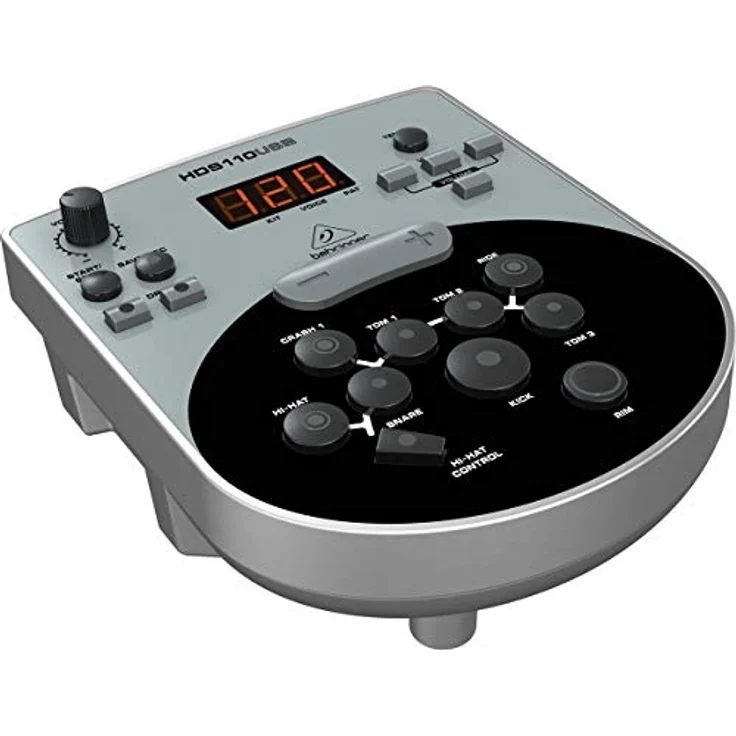 Behringer XD8USB E-Drum-Set, 8-teilig mit 123 Sounds, 15 Drumsets und USB-Schnittstelle – Bild 2