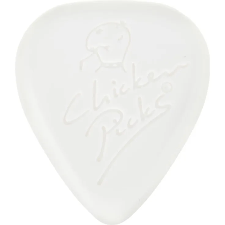 Chicken Picks Shredder 2,4mm Plektrum, extrem harter Kunststoff, geschliffene Kanten für präzises Picking, kleine Jazz Form