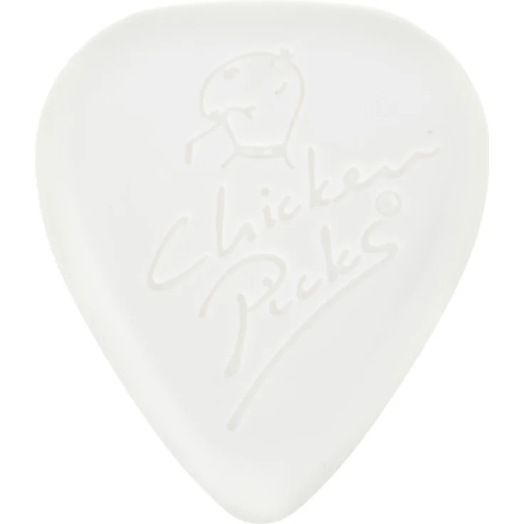 Chicken Picks Shredder 2,4mm Plektrum, extrem harter Kunststoff, geschliffene Kanten für präzises Picking, kleine Jazz Form