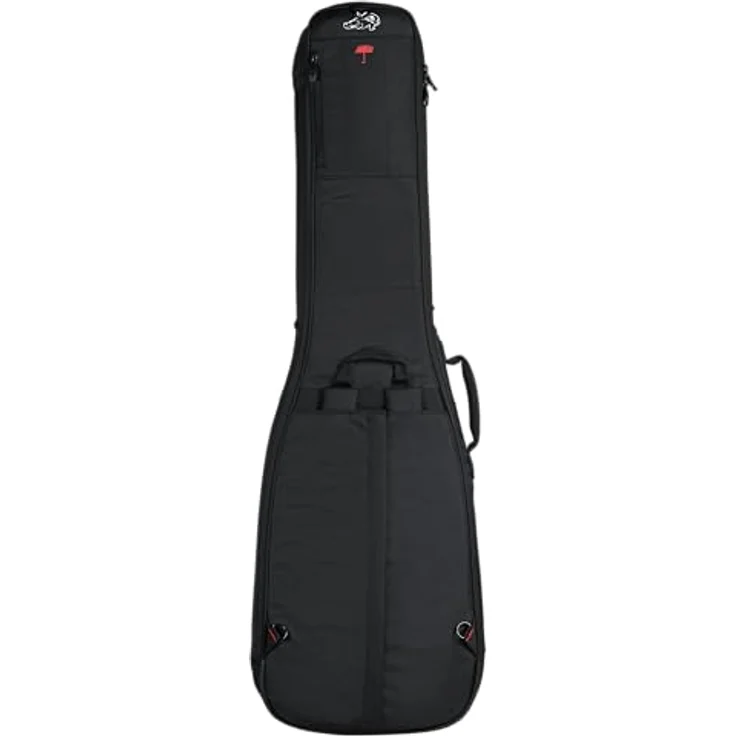 Gator G-PG Bass Guitar Bag, professionelles E-Bass Gigbag mit Micro-Fleece Interior, abnehmbaren Rucksacktrageriemen, in schwarz – Bild 10