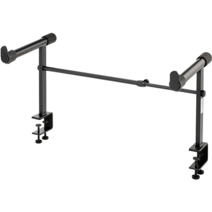 Gewa Basix Keyboard Stand Extension EQS-10EXB, Aufsatz mit einstellbarer Breite von 46-85 cm, Höhe 260 mm, belastbar bis 15 kg, schwarz