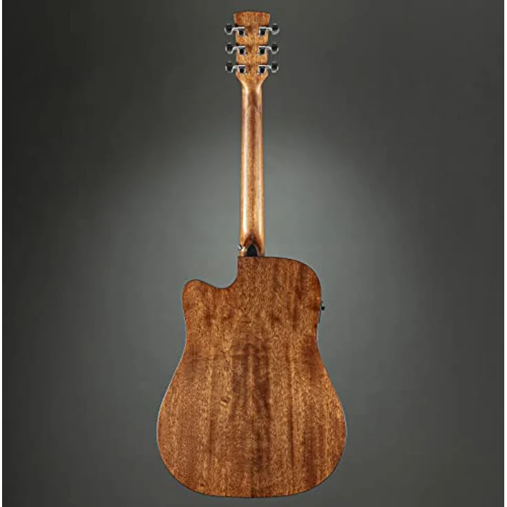 Ibanez AW65ECE-LG, Westerngitarre Dreadnought Cutaway mit massiver Zederndecke, Okume Boden und Zargen, Fishman Sonicore Tonabnehmer, Farbe: Natur – Bild 3