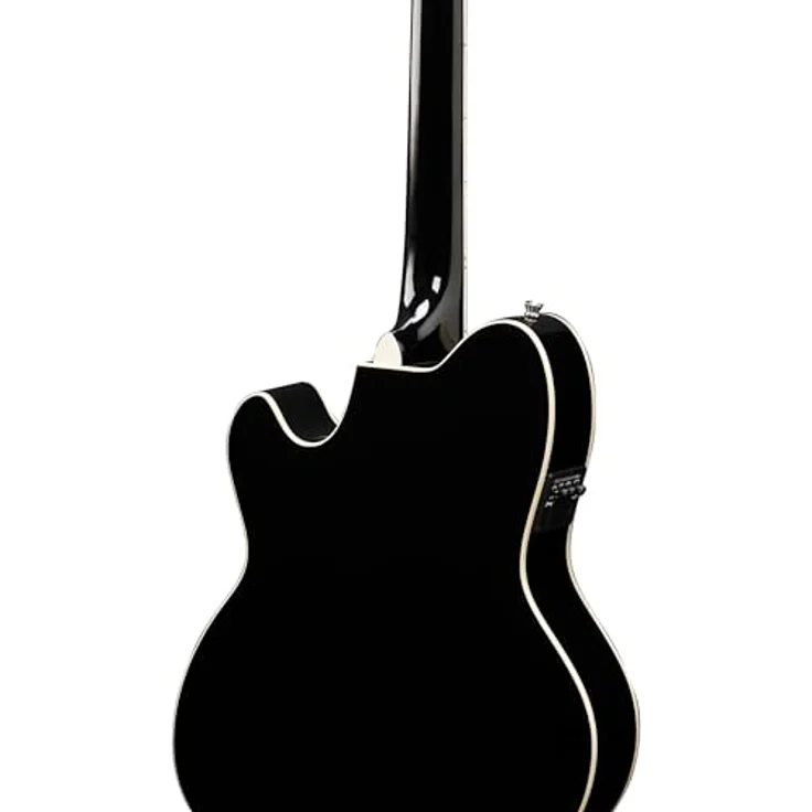 Ibanez Talman TCY10E-BK, Elektro-Akustikgitarre mit sorgfältiger Verarbeitung, schwarz – Bild 4