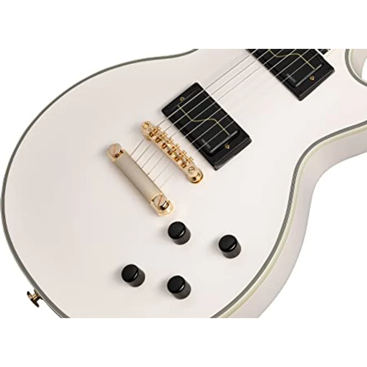 Epiphone Matt Heafy LP Custom Origins, E-Gitarre in Bone White mit Mahagoni-Korpus, Ahorn-Decke und Fishman MKH Fluence Humbuckern. – Bild 5
