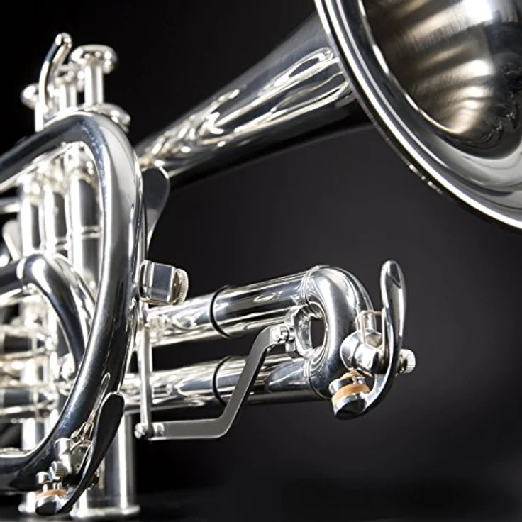Yamaha YCR-8335 GS 02 Bb-Kornett, NEO-Serie Profiklasse mit 11,9 mm Bohrung, einteiliges Goldmessing-Schallstück, versilbert, inkl. Koffer und Mundstück – Bild 6