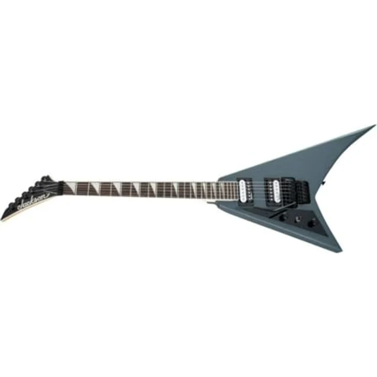 Jackson JS32-L Rhoads AH SG, Linkshänder E-Gitarre mit Linde Korpus, Ahorn Hals, 24 Jumbo Bünden, 2x Humbucker, Satin Gray – Bild 5