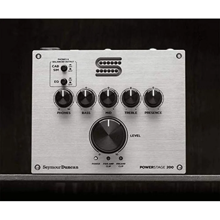 Seymour Duncan Ampli 200 Watt, E-Gitarren-Leistungsverstärker mit schaltbarem Entzerrer und Lautsprecher-Simulation – Bild 5