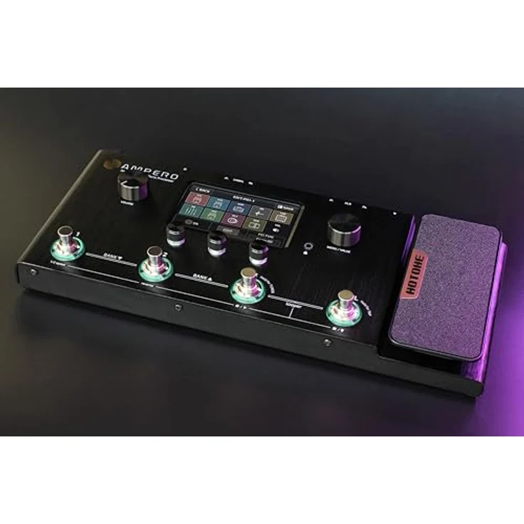 Hotone Ampero, Gitarren-Multieffekte Pedal mit 244 Effekten, 64 Amp Models, 4" Touchscreen und USB Audio Interface – Bild 3