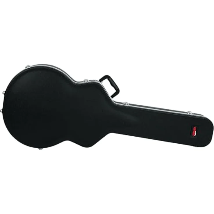Gator GC-Semi-hollow Guitar ABS Case, Gitarrenkoffer für Semi-hollowbody mit EPS-Schaumpolster und abschließbaren Schlössern – Bild 1