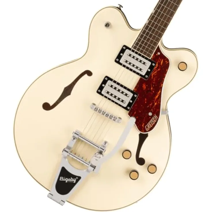 Gretsch G2622T Streamliner DC E-Gitarre, Ahorn laminiert, Vintage White, Broad'Tron Pickups, Bigsby B70