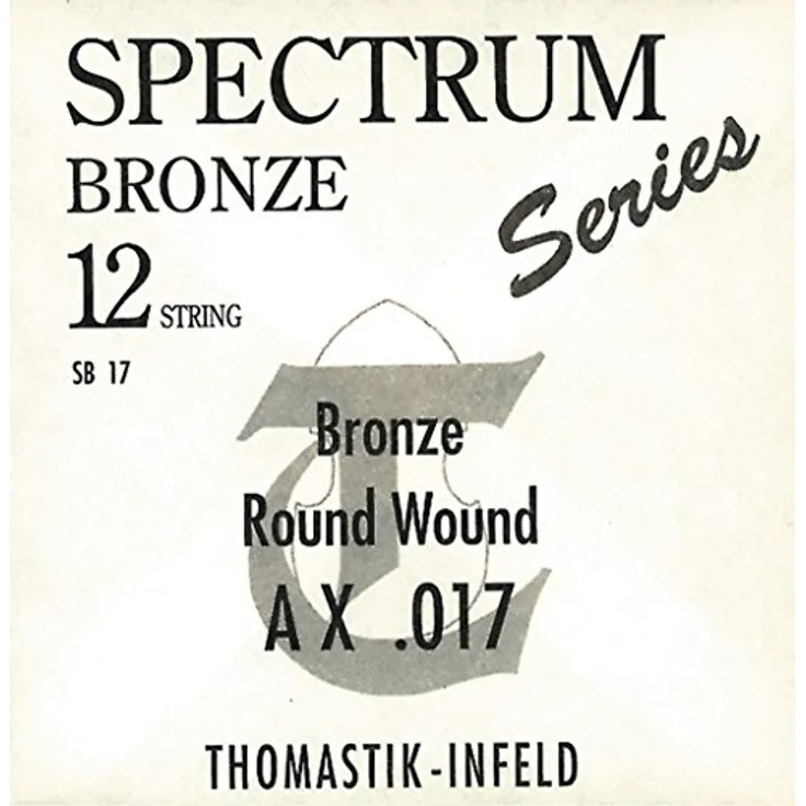 Thomastik-Infeld Thomasitk Einzelsaite D .030fw Bronze mit Seideneinlage, flatwound für Akustikgitarre Spectrum Satz SB110, SB210, warmer und brillanter Ton, lange Lebensdauer