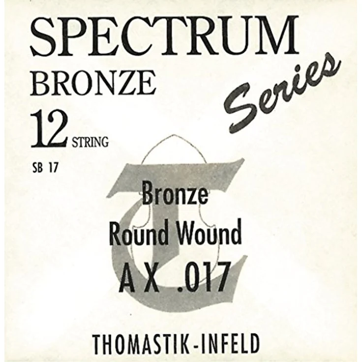 Thomastik-Infeld Thomasitk Einzelsaite D .030fw Bronze mit Seideneinlage, flatwound für Akustikgitarre Spectrum Satz SB110, SB210, warmer und brillanter Ton, lange Lebensdauer