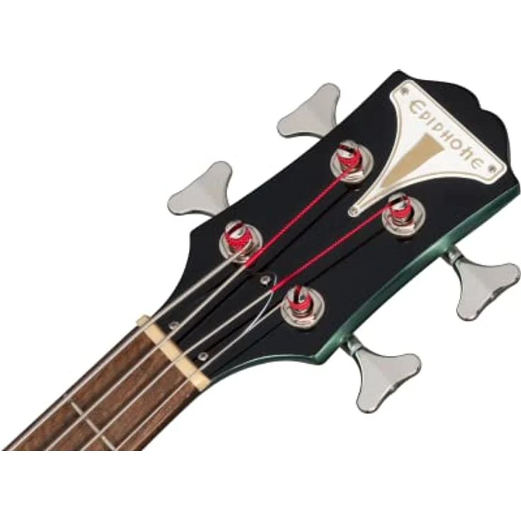 Epiphone Newport Bass, E-Bass mit Mahagoni-Korpus und Indian Laurel Griffbrett, Pacific Blue – Bild 4