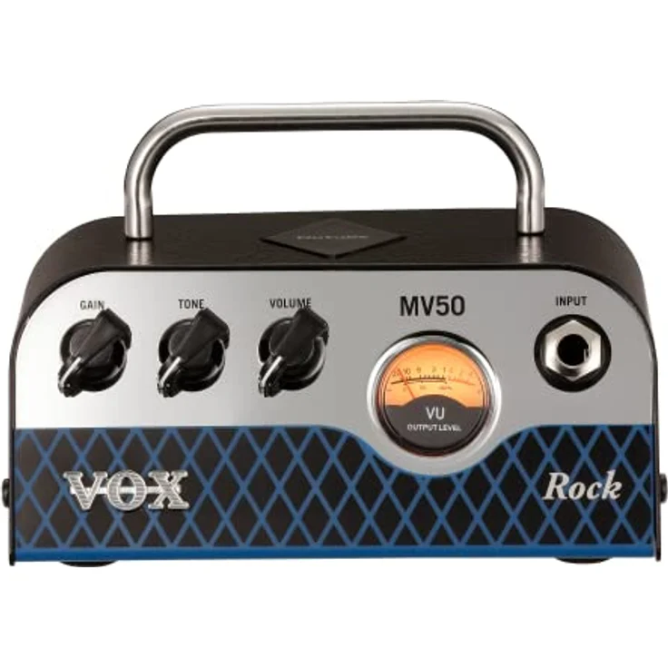 Vox MV 50 CR Rock, E-Gitarren-Topteil mit analogem Vorverstärker, 50 Watt Class D, Nutube-Technologie, stylisches Retro-Design, inkl. 19 Volt Netzteil – Bild 1