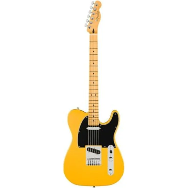 Fender Player II Mod Tele MN SSY, E-Gitarre in Sunshine Yellow mit Erlekorpus, Ahornhals und Player II Noiseless Tonabnehmern – Bild 1