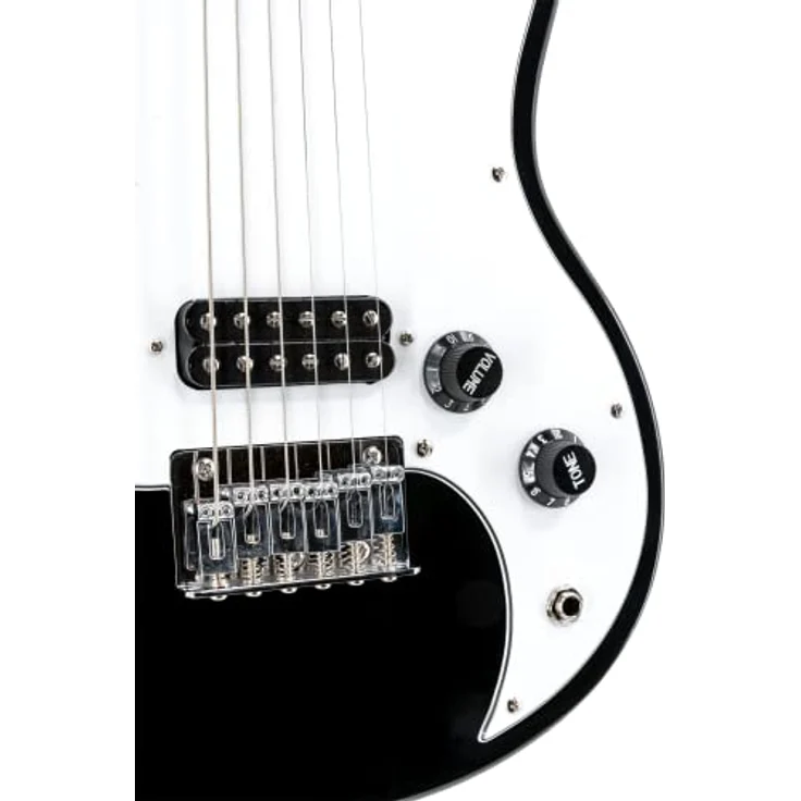 VOX SDC-1 Mini E-Gitarre, kompakte E-Gitarre in Schwarz mit Mini-Humbucker und Tragetasche – Bild 4
